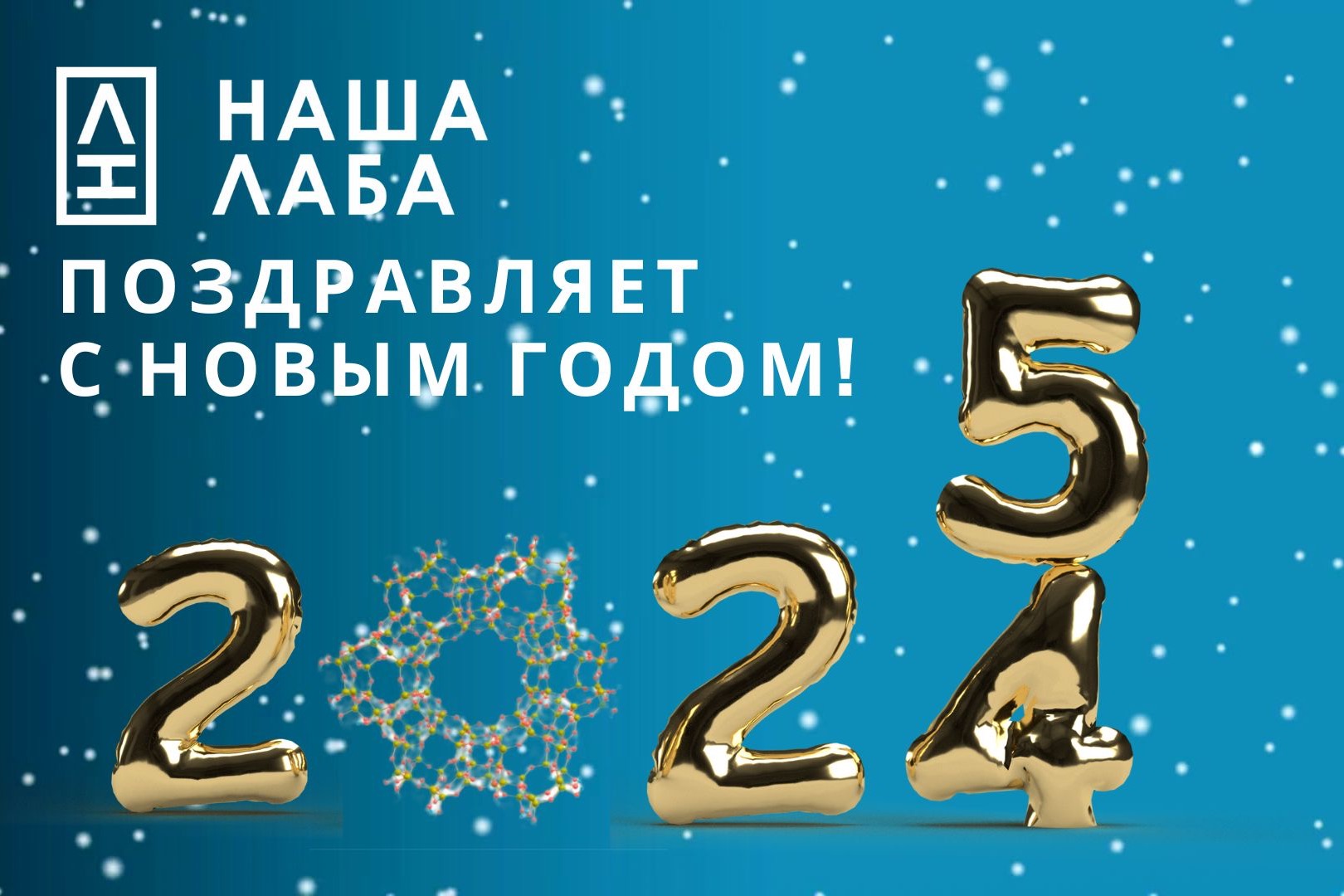 Поздравление с наступающим Новым годом от команды проекта «НАША ЛАБА»