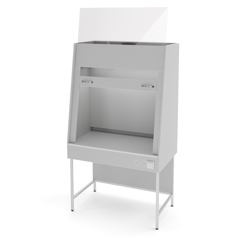 NV-1200 SHV-M Fume cupboard without a cabinet with a table top made of chipboard