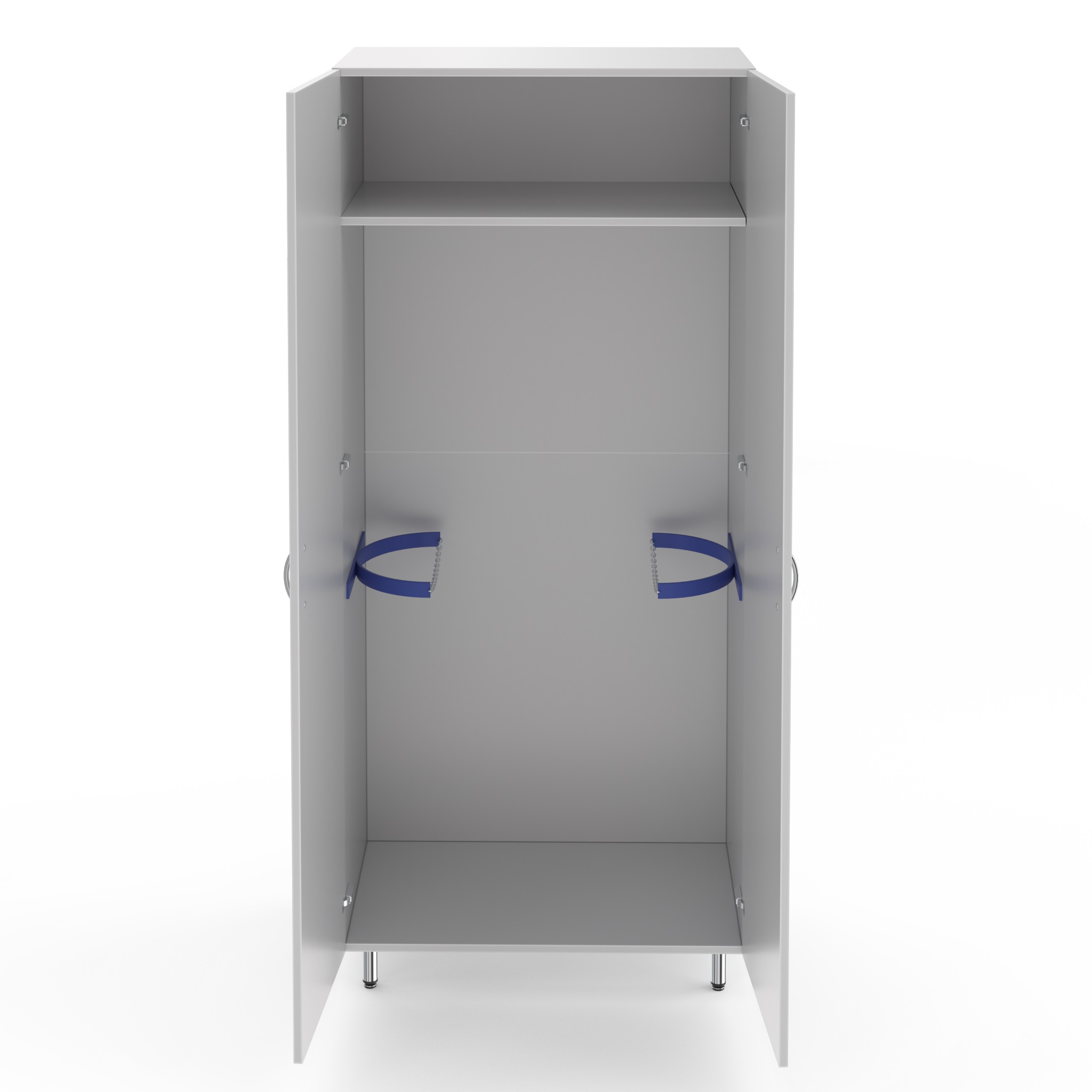 Шкаф для двух газовых баллонов НВ-800 ШБ (800*460*1820)
