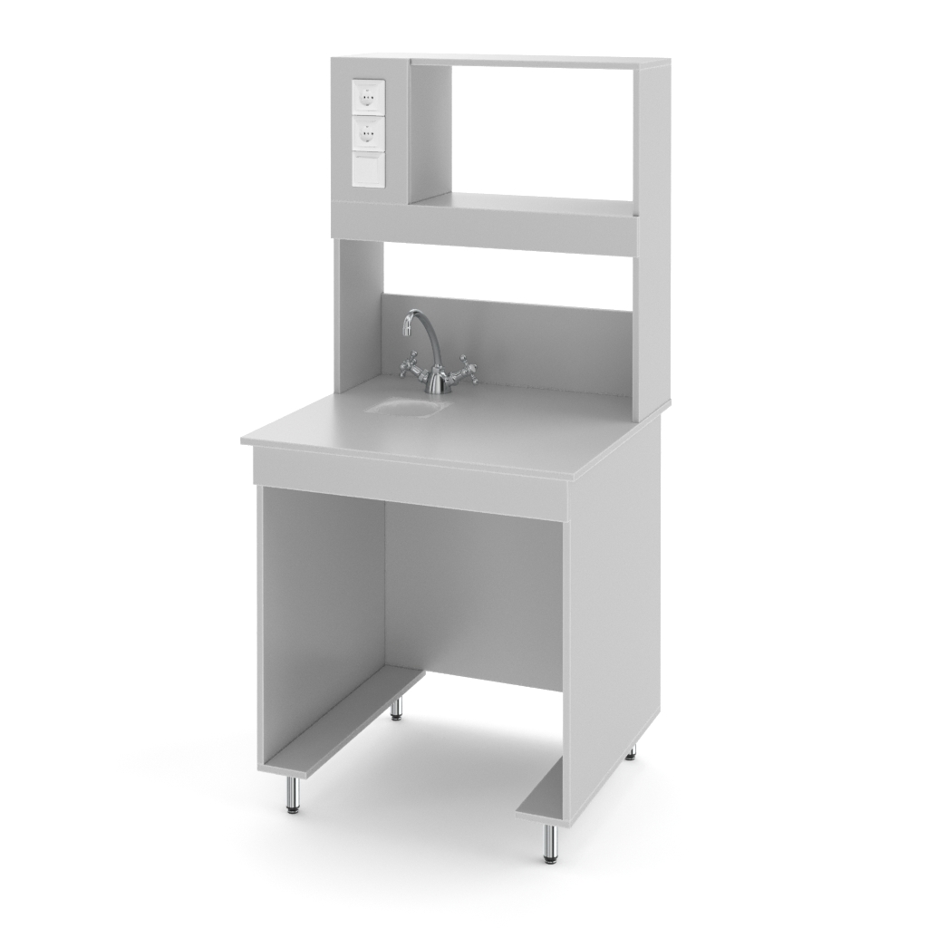 NV-800 PX Chemical wall-mounted laboratory table (760×700×1650)