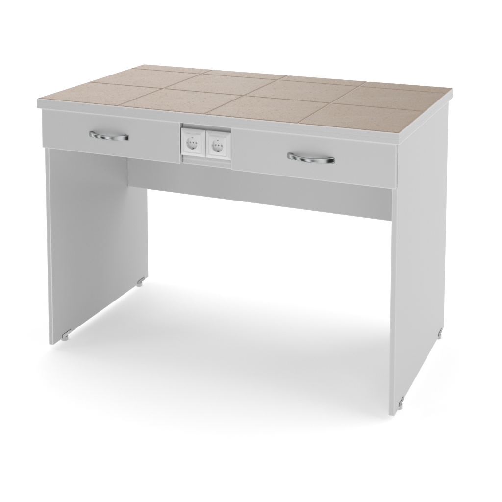 NV-1200 LKv-Yar High laboratory table with drawers and sockets (1200×700×850)
