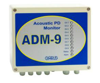 أدم-9 - التفريغ الجزئي نظام مراقبة العزل للمعدات ذات الجهد العالي باستخدام أجهزة الاستشعار الصوتية