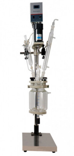 Laboratory reactor with jacket, 2 liters