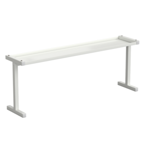 Полка для стола нижняя 1175x250x450 мм, белый металл