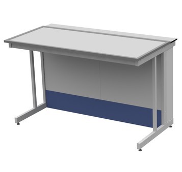 Wall-mounted high table LAB-PRO SPKv 120.80.90 TR-E16/23