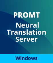 PROMT Neural Translation Server