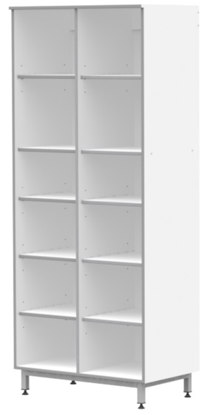 Storage cabinet open LAB-M SHHO 80.50.194