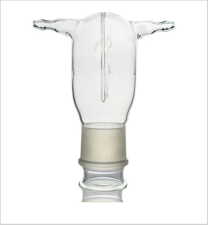 Склянка Тищенко для промывки газов через сыпучие вещества. Праймлаб