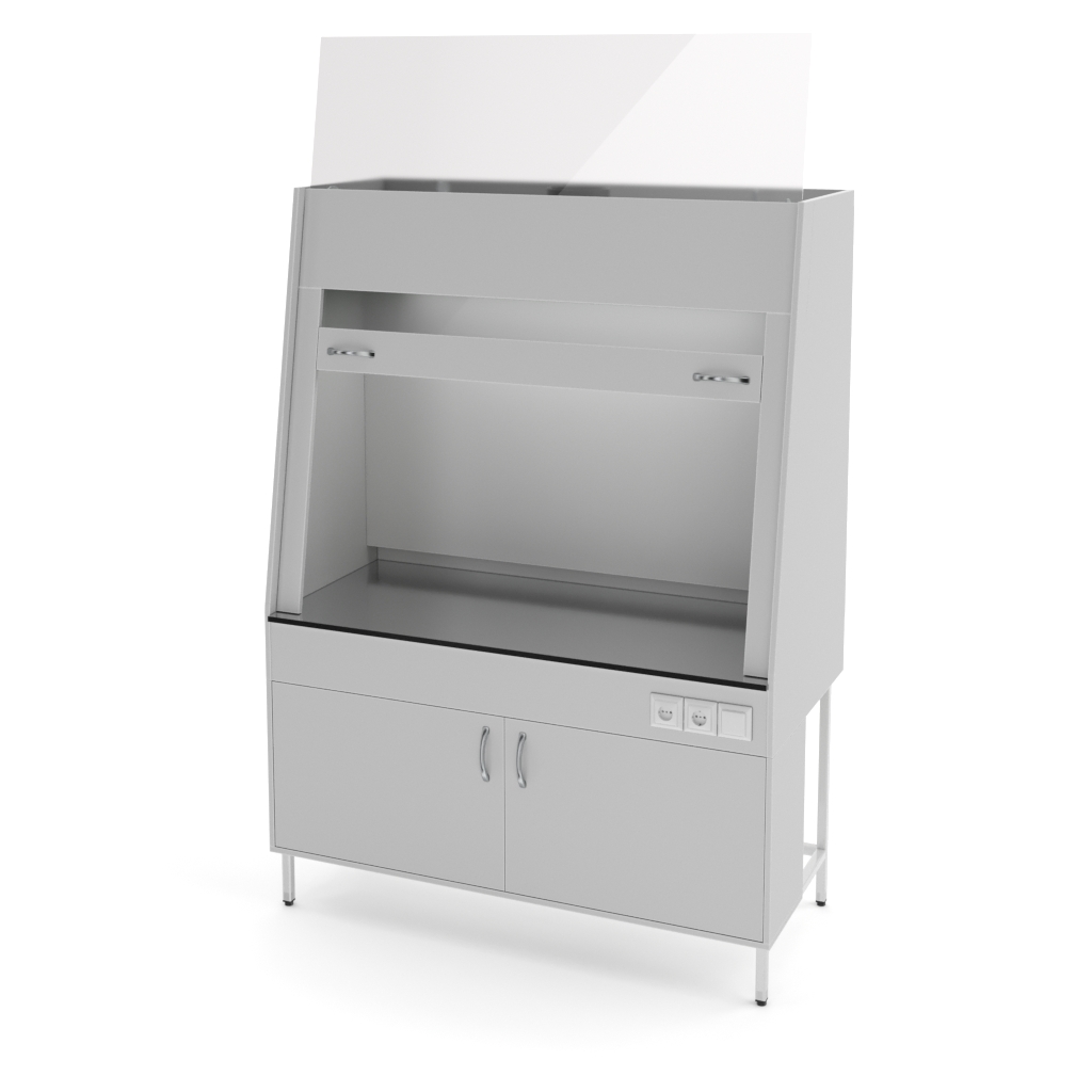 NV-1500 SHV-B-NERZH Fume cupboard with stainless steel countertop