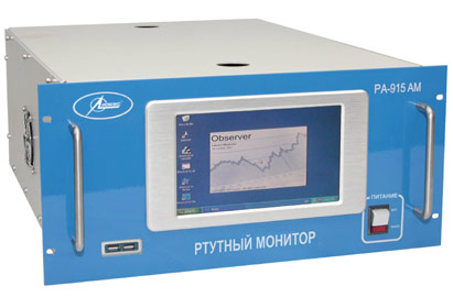Mercury monitor type RA-915AM for air analysis