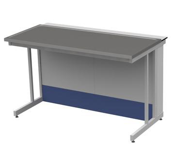 Wall-mounted low table LAB-PRO SPKn 120.80.75 SS