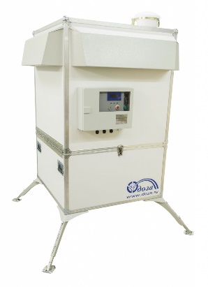 Débitmètre-échantillonneur de mélanges radioactifs de gazoaérosol "BREEZE"