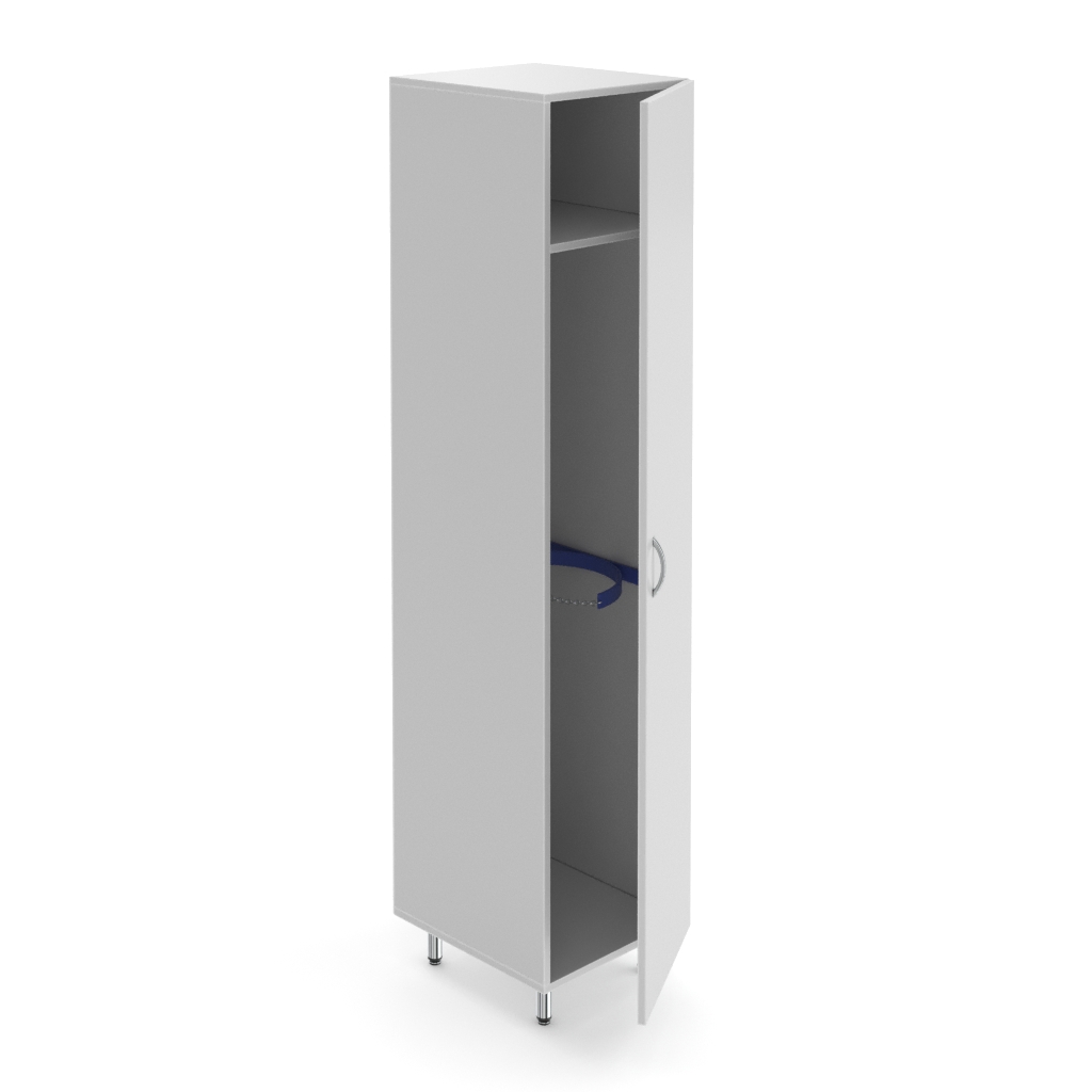 Односекционный шкаф для одного газового баллона НВ-400 ШБ (400×460×1820)