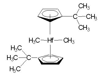 Диметилбис(т-бутилциклопентадиенил)гафний (IV), 98+%