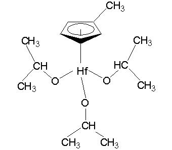 Трис(и-пропокси)метилциклопентадиенилгафний, 98%