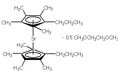 Бис(н-пропилтетраметилциклопентадиенил)стронций диметоксиэтан аддукт
