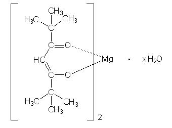 Бис(2,2,6,6-тетраметил-3,5-гептандионато)магний дигидрат, 98+% (Mg(TMHD)2)