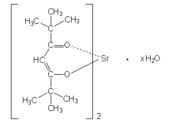 Бис(2,2,6,6-тетраметил-3,5-гептандионато)стронций гидрат, 98% (Sr(TMHD)2)