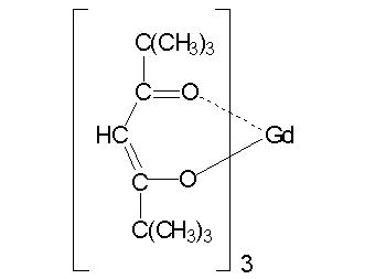 Трис(2,2,6,6-тетраметил-3,5-гептандионато)гадолиний (III), 99% (99.9%-Gd) (REO) (Gd(TMHD)3)