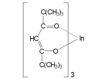 Трис(2,2,6,6-тетраметил-3,5-гептандионато)индий (III), 99% (99.9%-In) (In(TMHD)3)
