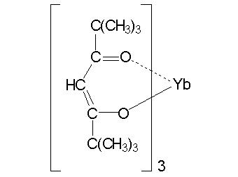 Трис(2,2,6,6-тетраметил-3,5-гептандионато)иттербий (III), 99% (99.9%-Yb) (REO) (Yb(TMHD)3)