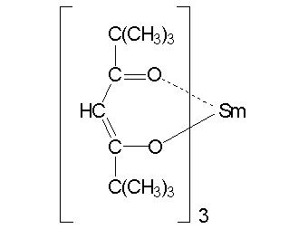Трис(2,2,6,6-тетраметил-3,5-гептандионато)самарий (III), 99% (99.9%-REO) (Sm(TMHD)3)