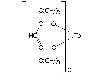 Трис(2,2,6,6-тетраметил-3,5-гептандионато)тербий (III), 99% (99.9%-Tb) (REO) (Tb(TMHD)3)