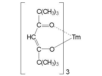 Трис(2,2,6,6-тетраметил-3,5-гептандионато)тулий (III), 99% (99.9%-Tm) (REO) (Tm(TMHD)3)