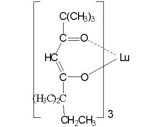 Трис(2,2,6,6-тетраметил-3,5-октандионато)лютеций (III), 98% (99.9%-Lu) (REO) (Lu(4MOD)3)