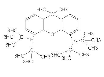 9,9-Диметил-4,5-бис(ди-т-бутилфосфино)ксантен, 99% t-Bu-XANTPHOS