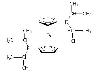 1,1'-Бис(ди-и-пропилфосфино)ферроцен, 98%