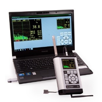 AWP (automated workplace) for measuring noise and vibration