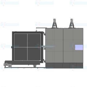 Chamber low-temperature electric furnace with a retractable hearth-20.26.20/5- I2-In