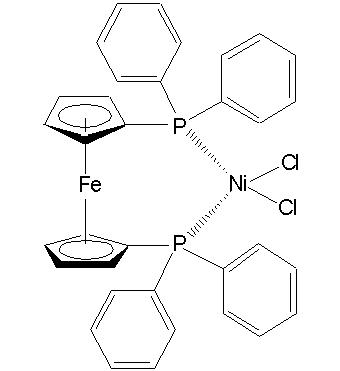 Дихлоро(1,1'-бис(дифенилфосфино)ферроцен)никель (II), 99%