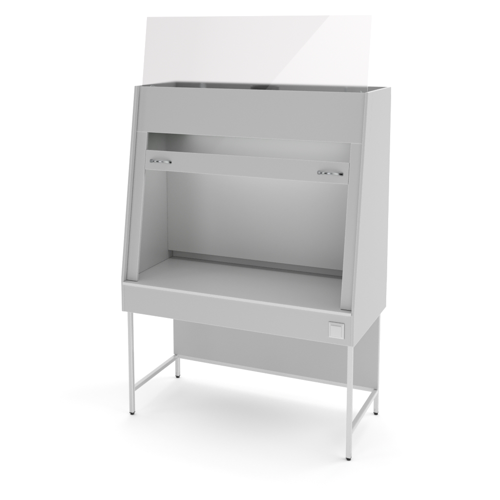 NV-1500 SHV-M Fume cupboard without a cabinet and with a table top made of chipboard