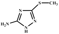 5-Амино-3-метилтио-1,2,4-триазол