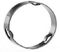 Crimp support rings (stainless steel) for sealing rings with high sealing capacity