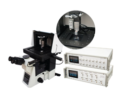 Система для сканирования образцов на основе сканирующего ион-проводящего микроскопа