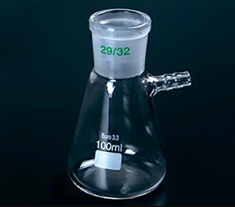 Bunsen flask 2-1000-29/32 with Primelab tube, XC, height 210 mm