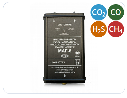 Преобразователь МАГ-6 (CH4, CO2, CO, H2S)