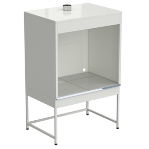 Шкаф для нагревательных печей 1210x870x1895 мм, белый металл, раб. поверхность - КЕРАМОГРАНИТ