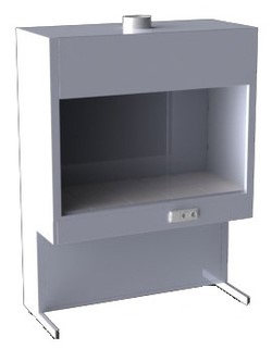 Exhaust cabinet for muffle furnaces Mod. -1500 SHVMP