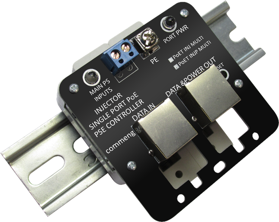 Инжектор PoE IEEE 802.3af/at/bt Commeng PoET Inj-Multi f/f