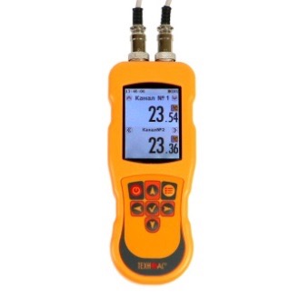 Thermomètre numérique à double canal TC-5.27 avec fonction de Logging