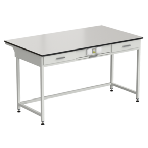 Стол приборный с выдвижным столиком, 2-мя ящиками и электрикой 1500х850х850 мм, раб. поверхность - LABGRADE