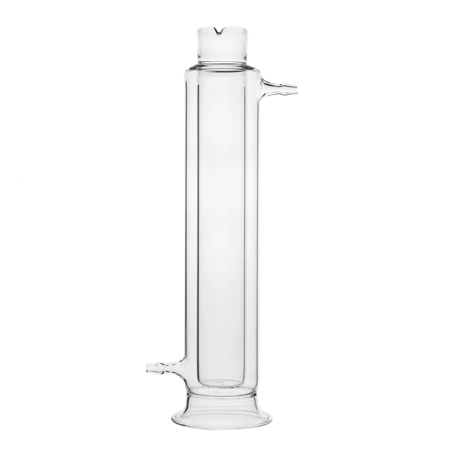 Cylinder with thermostatic jacket Primelab made of borosilicate glass