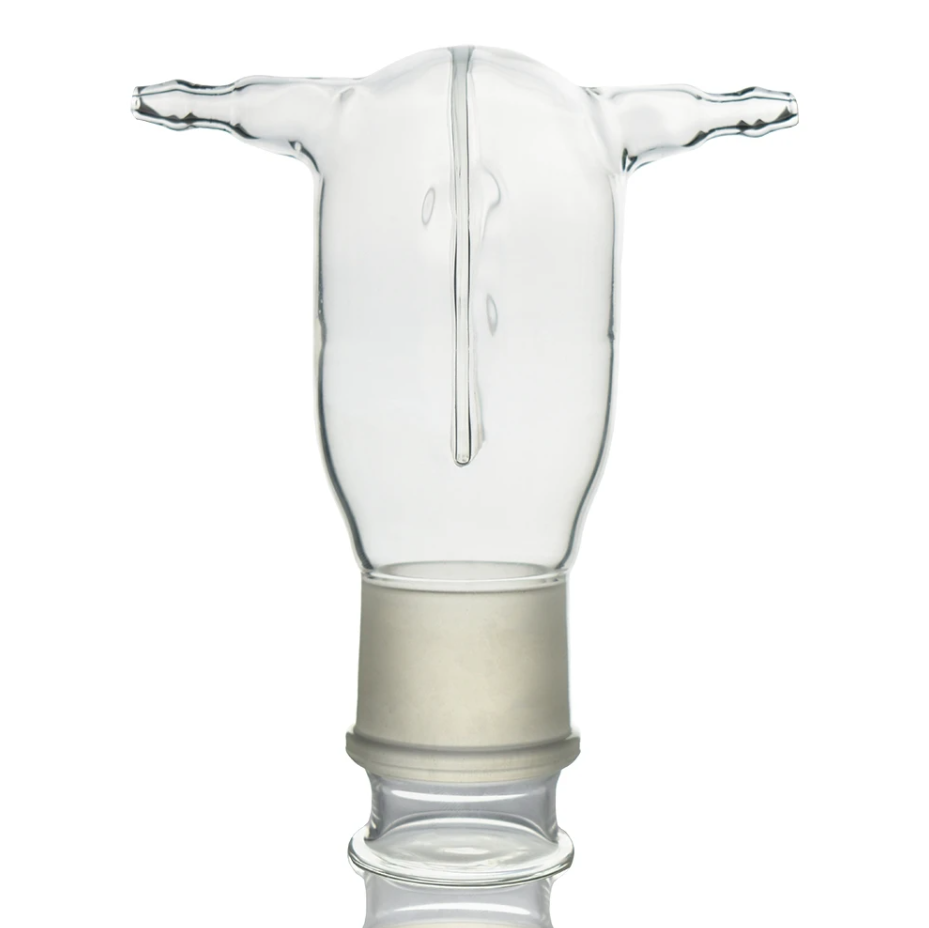 Tishchenko flask for flushing gases through Primelab liquid