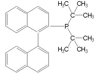 рац-2-(Ди-т-бутилфосфино)-1,1'-бинафтил, 98% (TrixiePhos)