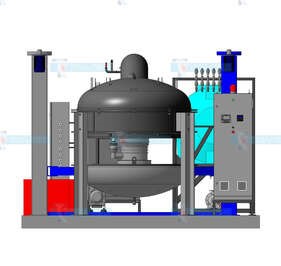 Spherical vacuum furnace with bottom loading ESQVE-13.0.3.0/9.5SHM12  