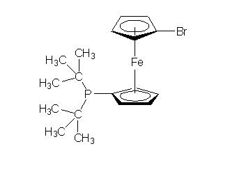 1-Бром-1'-(ди-т-бутилфосфино)ферроцен, 97%